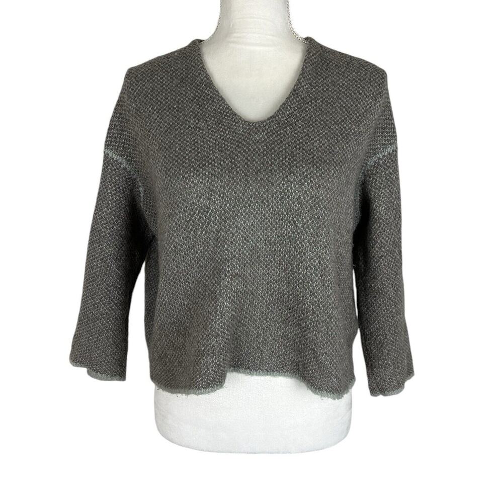 Soyer Cropped Minimalist Knitwear Relaxed Sweater Mohair Capsule Size Small